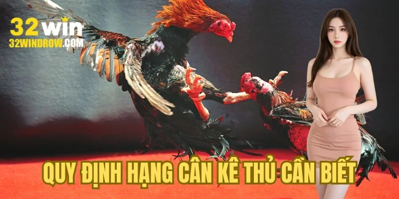 Quy định hạng cân kê thủ cần biết