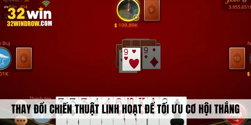 Thay đổi chiến thuật linh hoạt để tối ưu cơ hội thắng